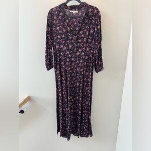 Xirena navy flower dress